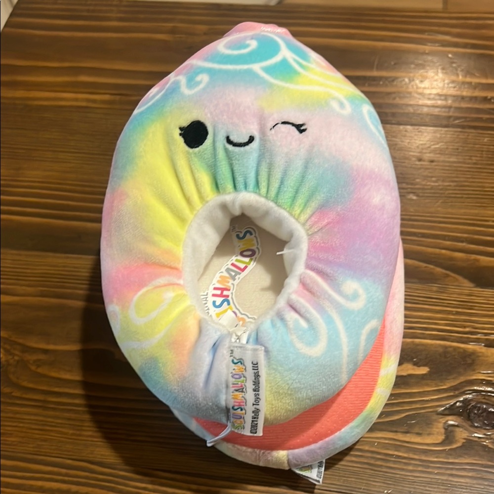 Squishmallows Pastel Rainbow Plush Pillow